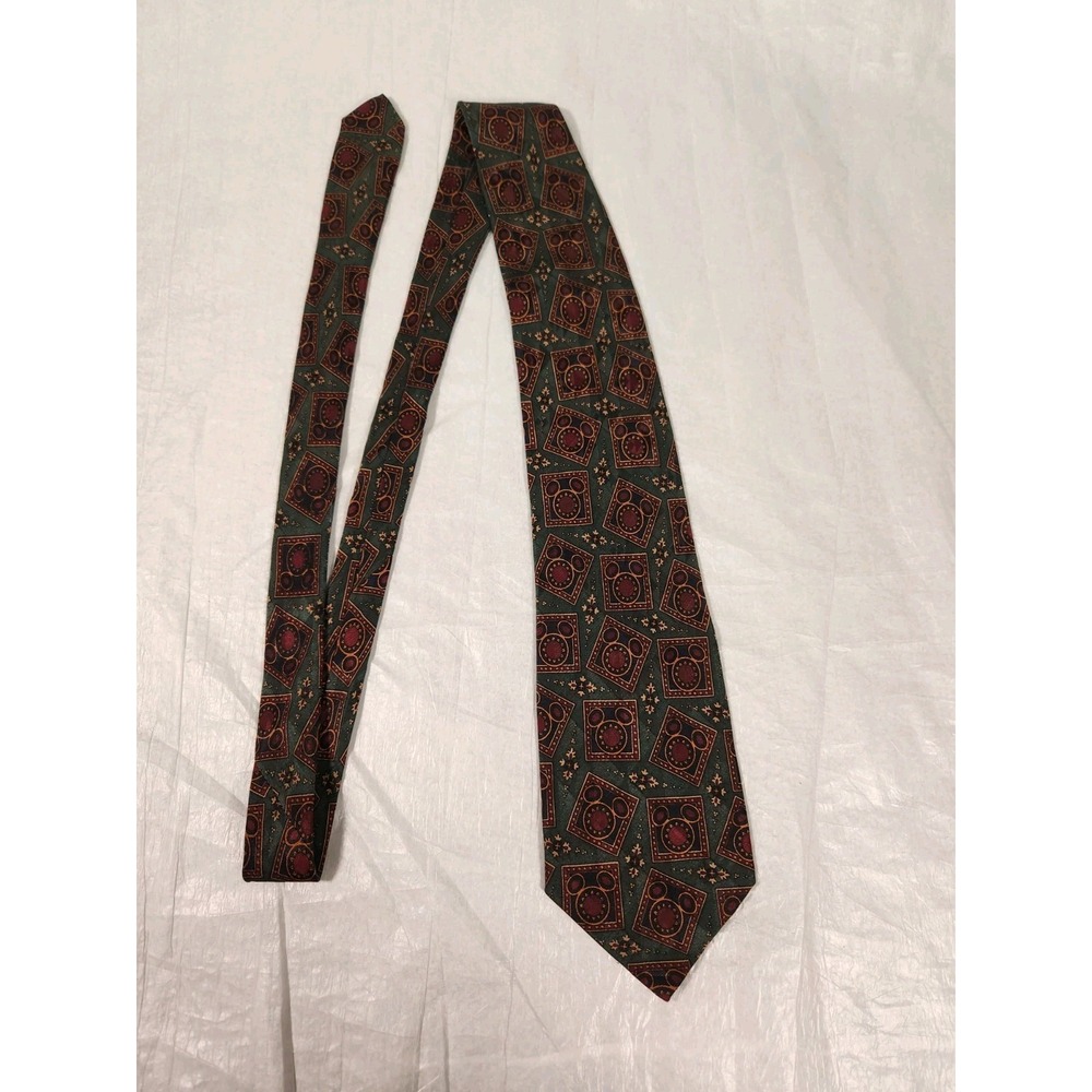 Vintage Mickey Mouse Tie The Disney Store 100% Silk Made In Korea Necktie